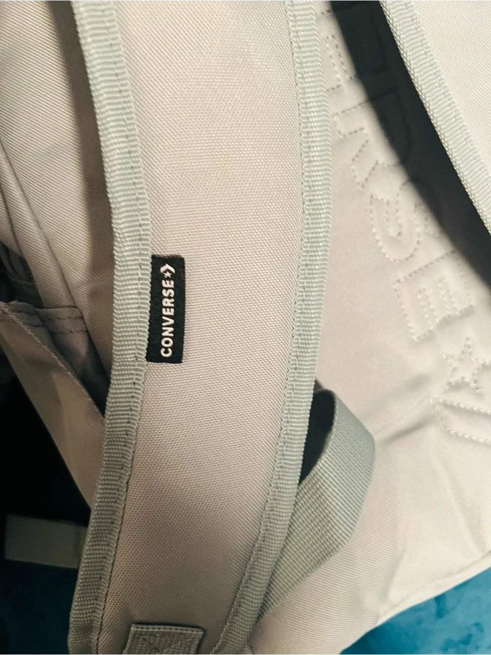 Converse Go 2 Backpack Gray Chuck Taylor All Star Logo School Book bag NWT 18”